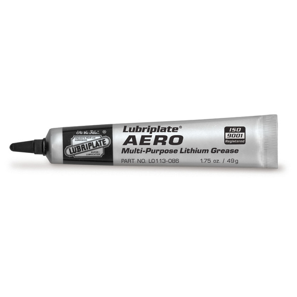 Lubriplate Aero, 36 1.75 Oz Tubes, Low Temperature White Lithium For Seal Compatibility L0113-086